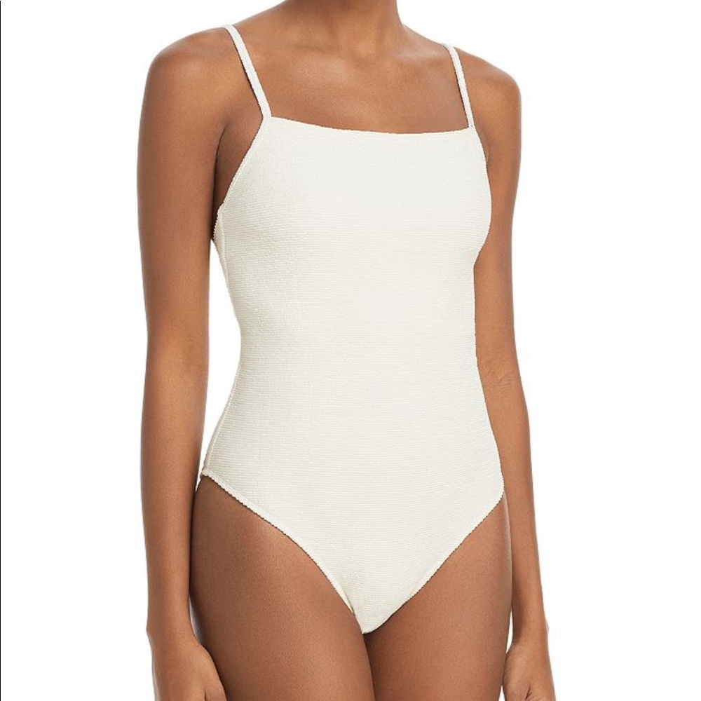 NEW Faithfull the Brand Minelli one piece womens M beige - Picture 1 of 6